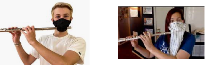 Flute with mask solution 2
